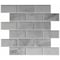 Msi Arabescato Carrara Greecian Mounted 2" X 4" Marble Mosaic Tile In White, 10PK ZOR-MD-0149 - alternate 3